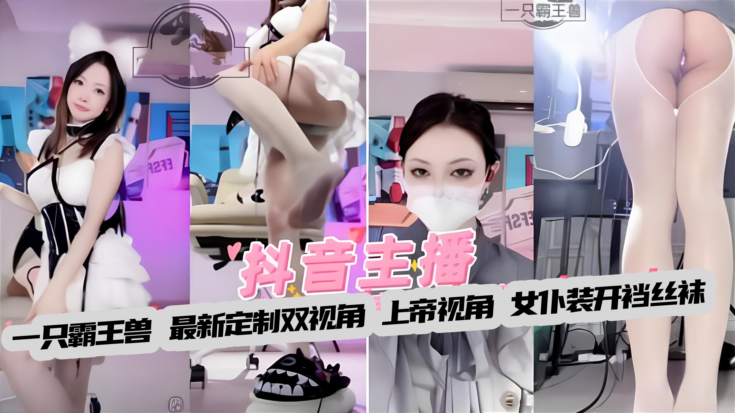 【网红主播】一只霸王兽 最新定制双视角上帝视角,女仆开裆裤海报剧照